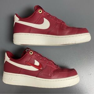 Red Nike Air Force 1 ‘07 - Women Size 9